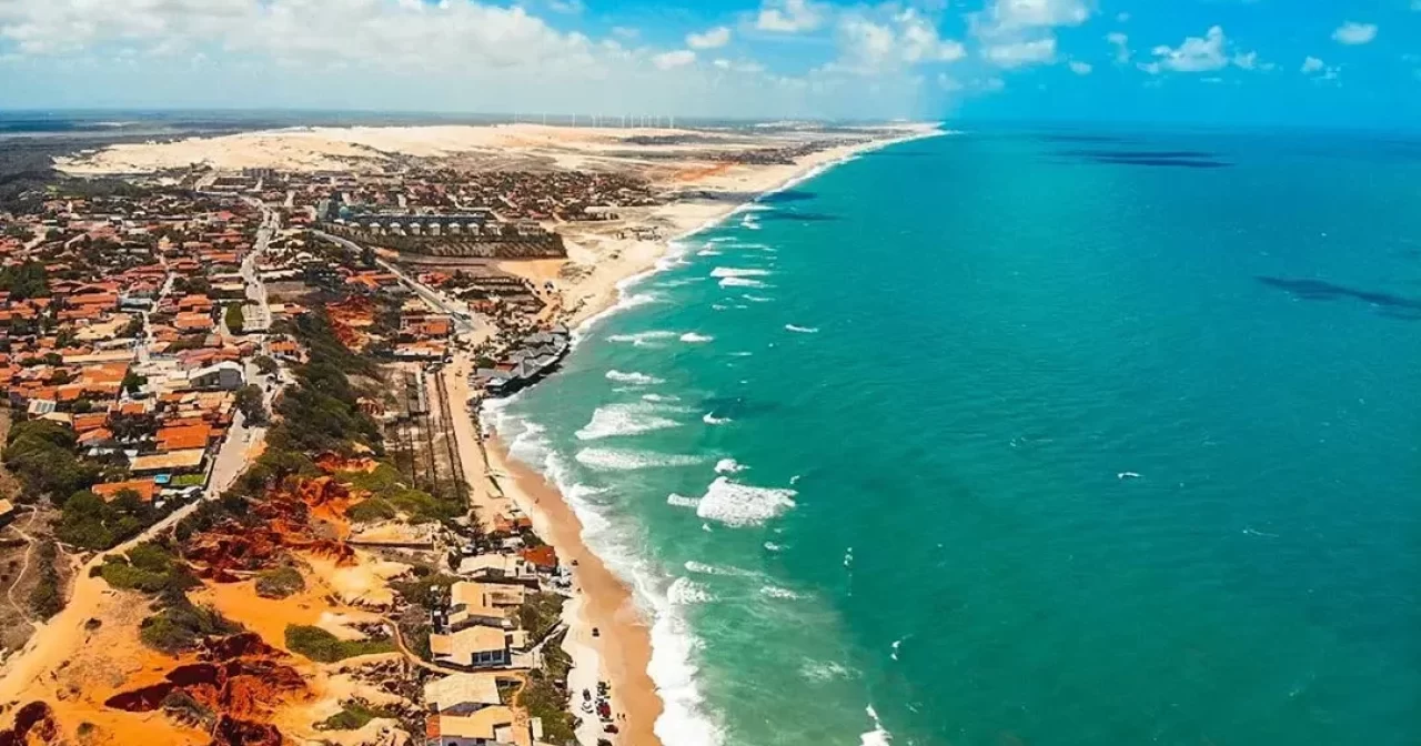 O nordeste foi um dos destinos mais procurados, ficando com números acima da media nacional